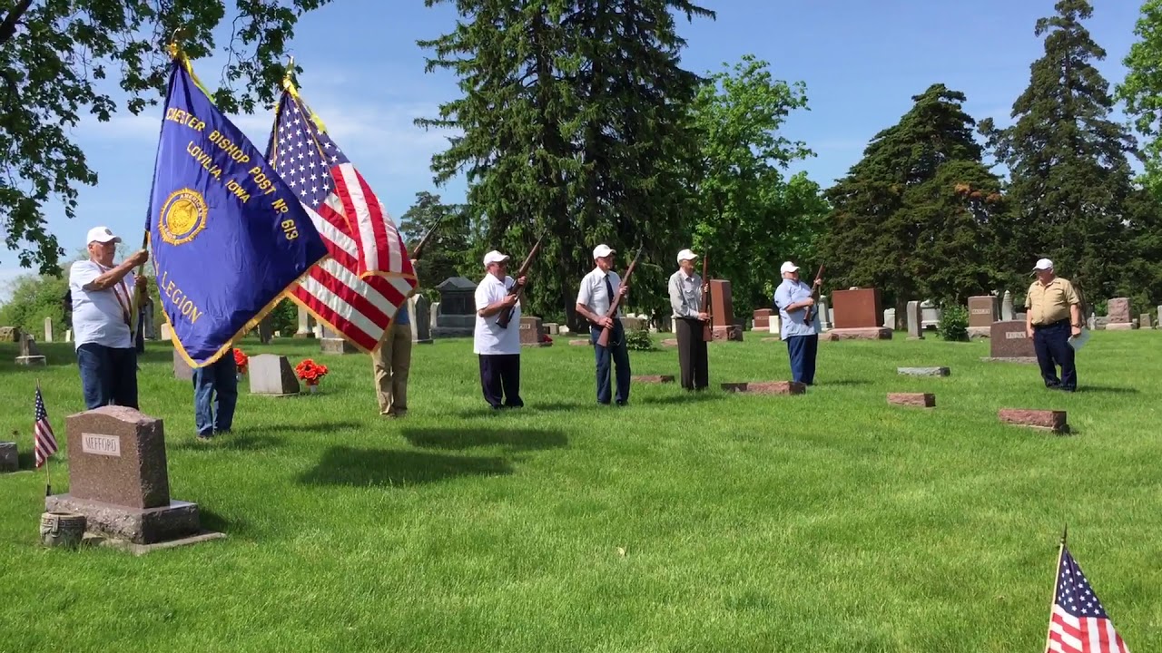 Lovilia Iowa 2020 Memorial Day American Legion YouTube