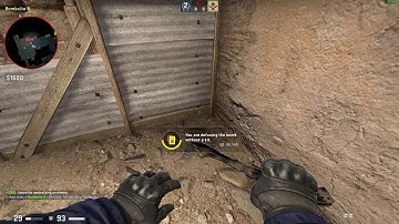 CSGO - 0 second defuse??