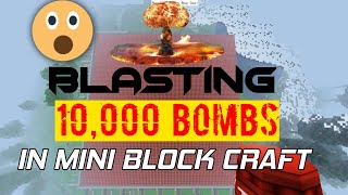 Blasting 10,000 bombs in | mini block craft | @Verify Gamer screenshot 3