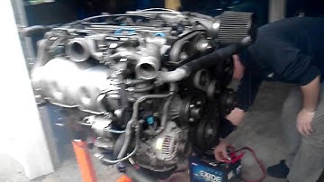 2jzgte vvti engine stand start up