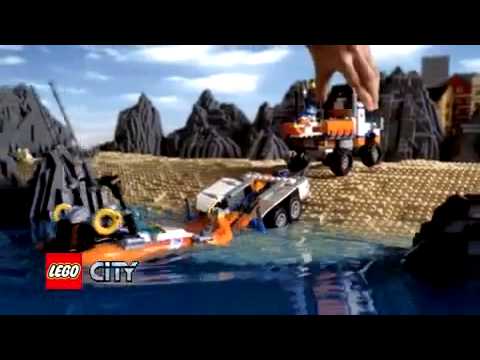 Lego City #7726 Coast Guard Truck With Speed Boat Commercial