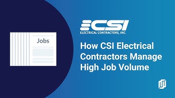 How CSI Electrical Contractors Manage High Job Volume