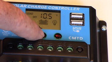 Tutorial: Programming Charge Controller on WSS 601 Solar Suitcase