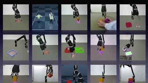 Reinforcement and Imitation Learning for Diverse Visuomotor Skills