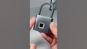 Waterproof Smart Fingerprint Keyless Door Lock #shorts