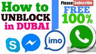 Imo what's app skype fb messenger call unblock in uae (Dubai) Urdu Hindi 100% work