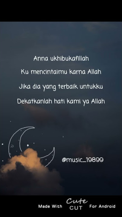 Aci cahaya - anna ukhibukafillah lirik video