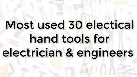 Electrical engineer tools new video GPC pali