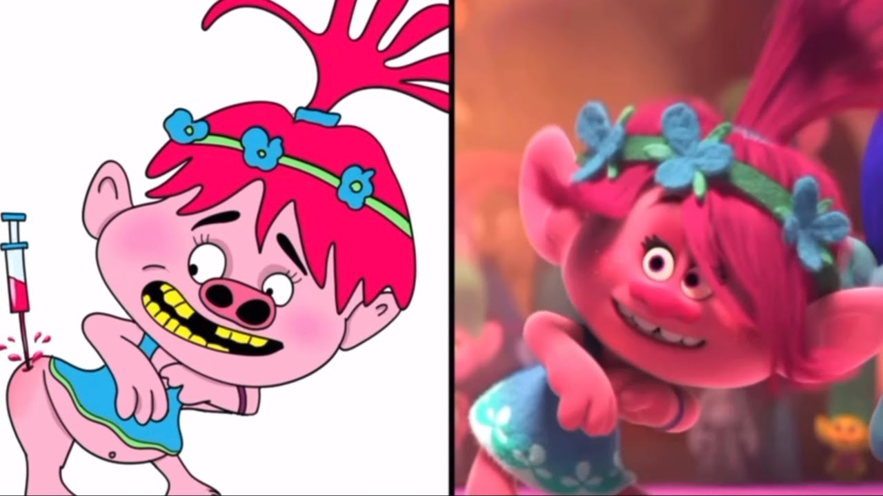 trolls band together | Brozone's back…With pink eye scene drawing meme ...