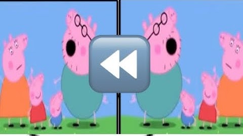 peppa pig theme tune reversed
