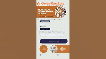 Mobile App Development Course #digitalindia #students #noida #delhi #appdevelopment #ai #courses #ui