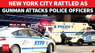 Surprise Attack Shakes New York City; Gunman Opens Fire On NYPD Officers | 1 Dead In Shootout
