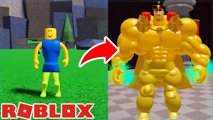 RICH NOOB BECAME THE STRONGEST! GOT MAX SIZE & MUSCLES!