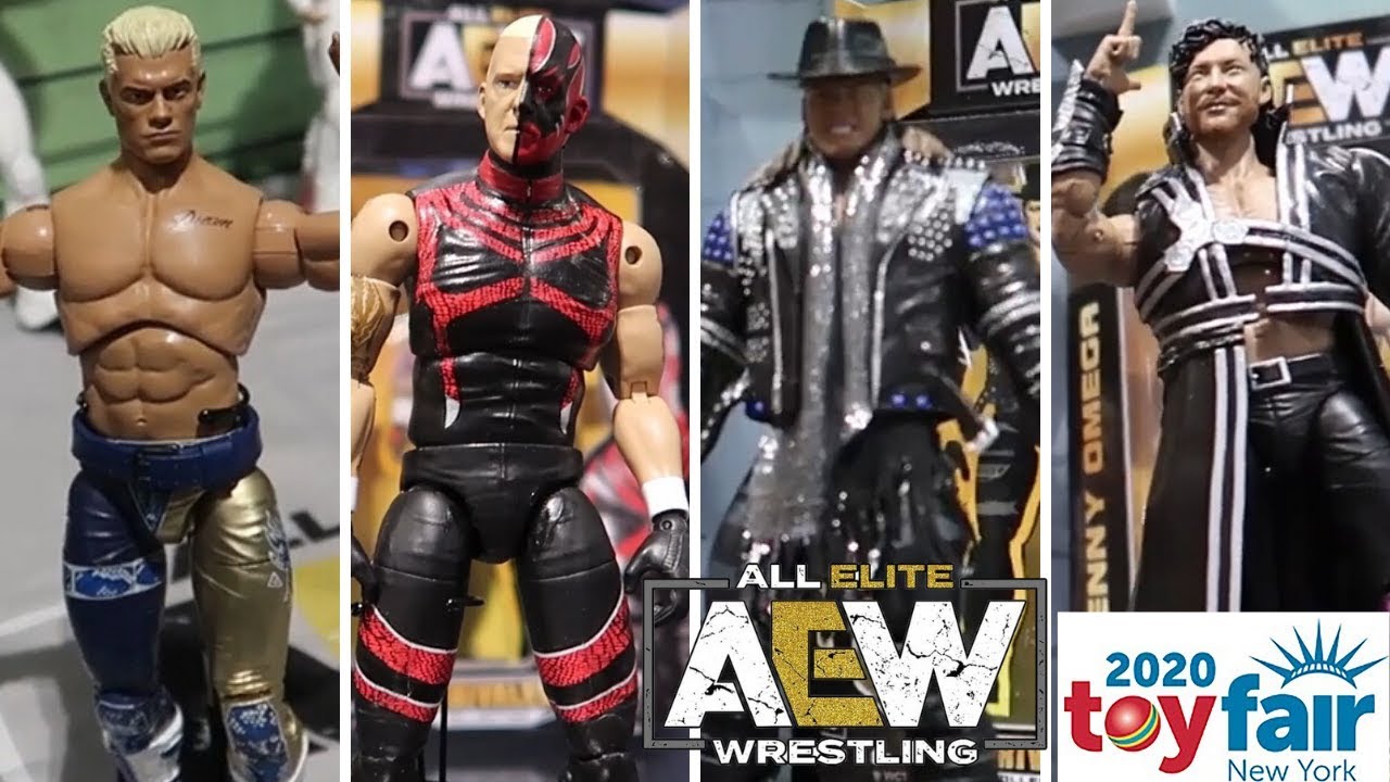 New York Toy Fair Aew New Figures Revealed Youtube