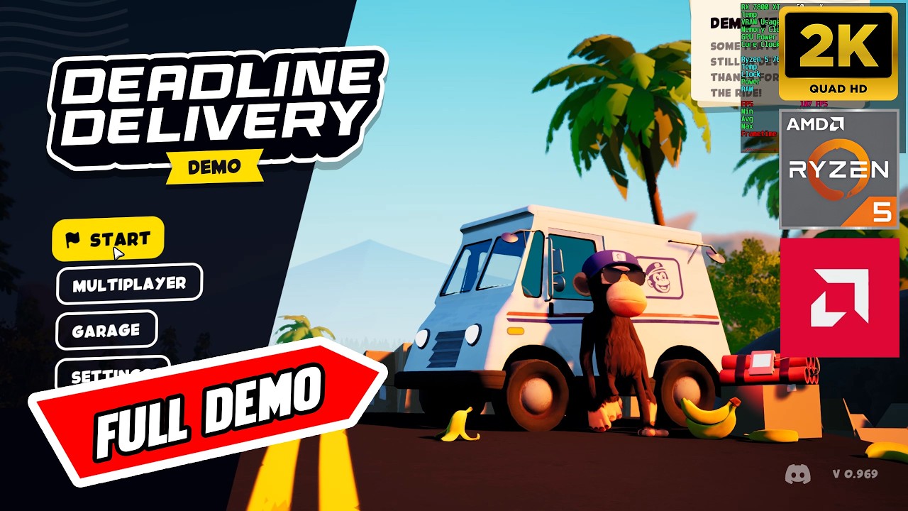 Deadline Delivery Full Demo Gameplay | RX 7800 XT + Ryzen 5 7600X | 2K No Commentary