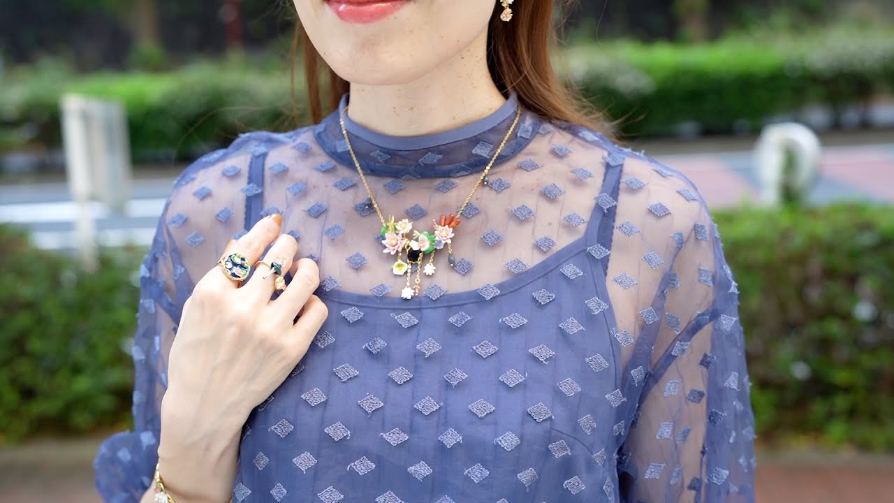 今日のコーデ1042 Les Nereides (レネレイド) (AQJF301/1)「モネの睡蓮  