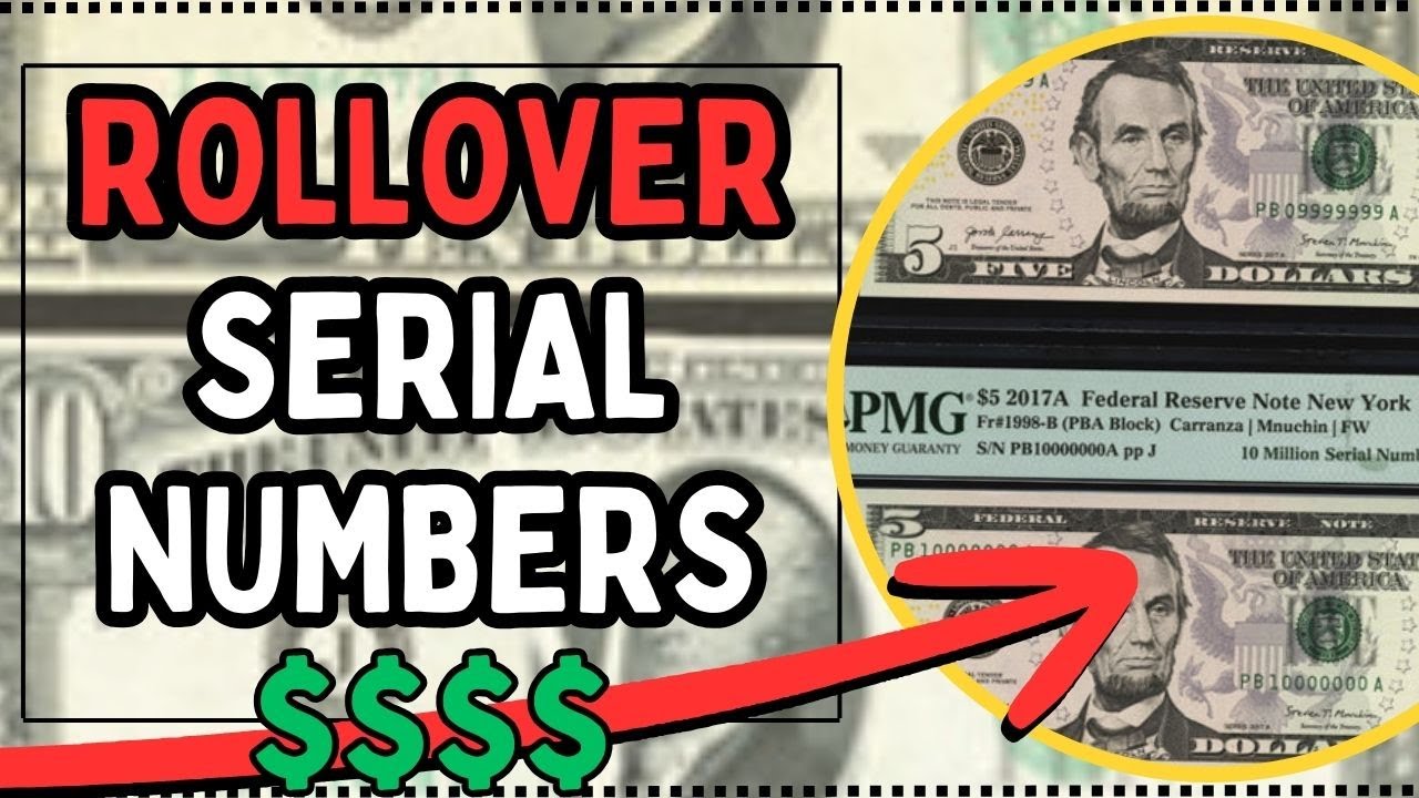 MATCHED PAIR of Rollover Banknotes! Solid and Binary Serial