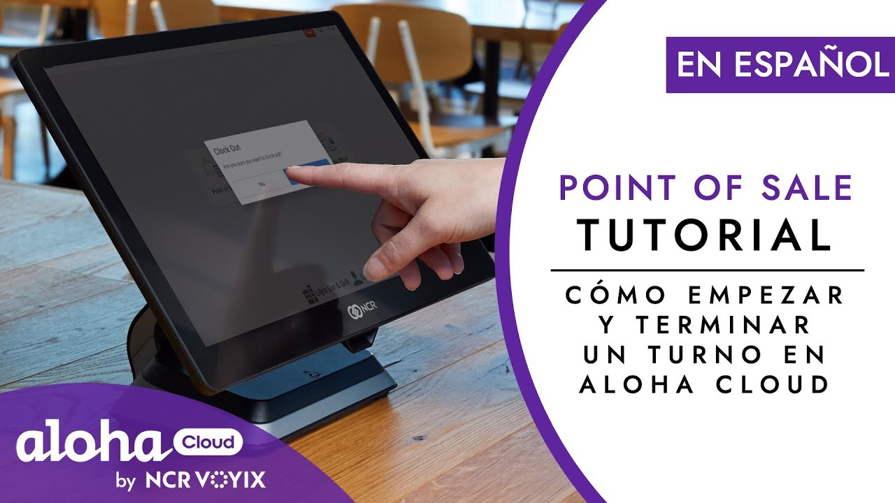 Como empezar y terminar un turno en Aloha Cloud | Tutorial en español