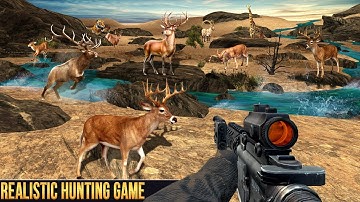 Jungle Deer Animal Hunting Simulator Games 3D