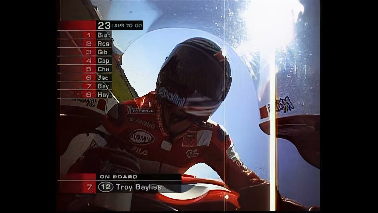 2003 MotoGP British Grand Prix at Donington Park [AI-enhanced Screenshots]