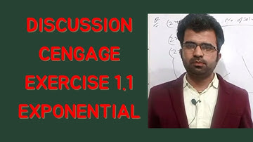 Cengage Series / Discussion of  Exponential Function / Exercise 1.1/  Solved By Karan Parwani