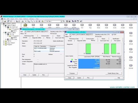 Онлайн связь с S7 300 -Online Connection With S7 300-