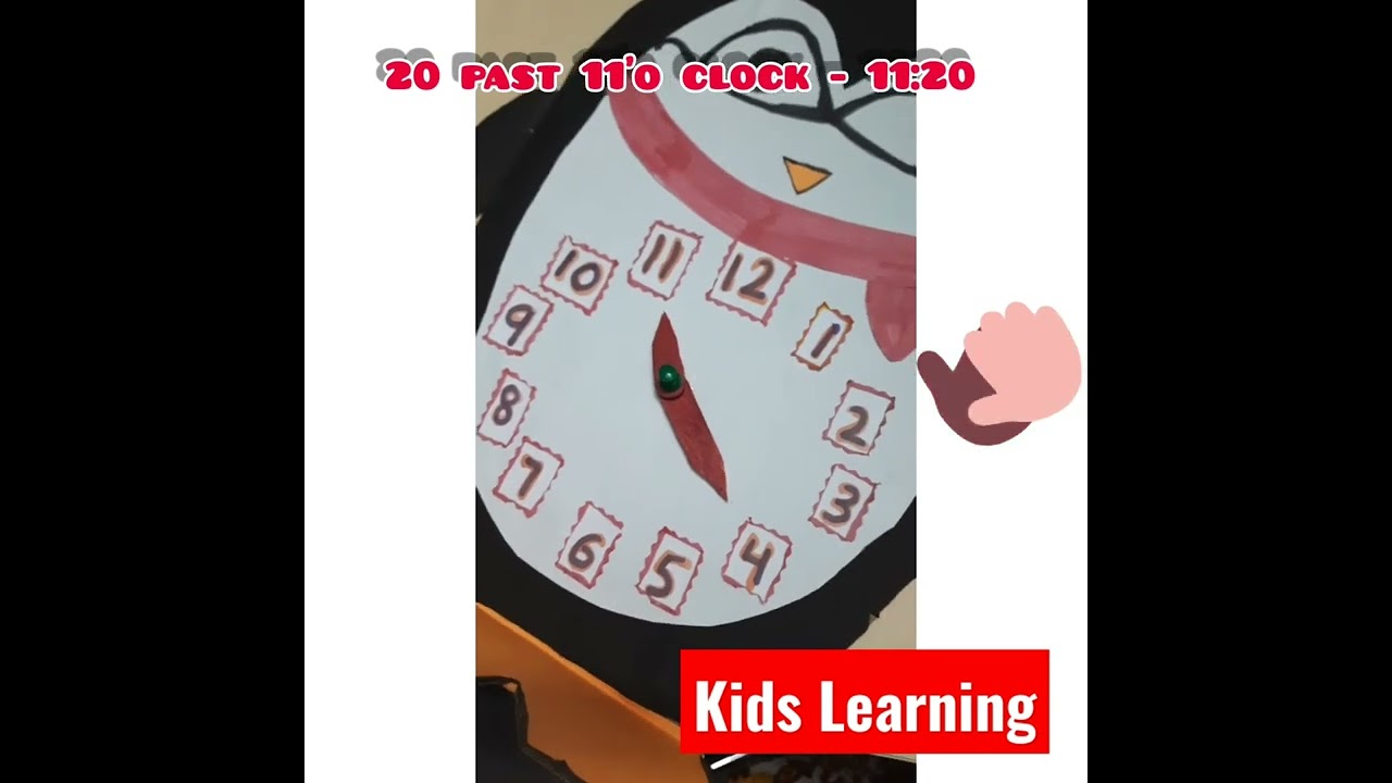 Kids/Mathematics/DIY/EasyLearning/Time/ClockModel/Fun/Crafts