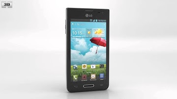 LG Optimus F3 (P659) Black 3D model by 3DModels.org