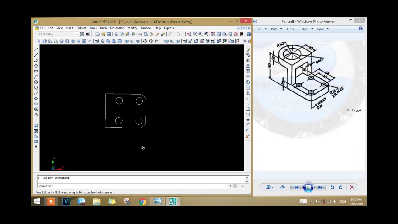 AutoCAD Exercise 47 - YouTube