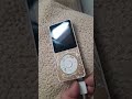 iPod classic gen 2 startup +battery emply #apple #ipod #shorts