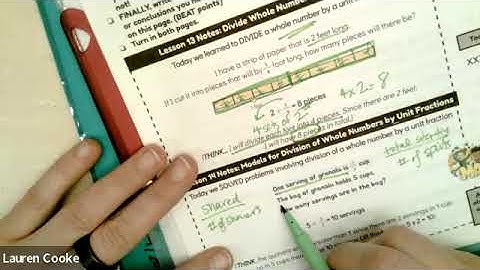 Grade 5: Unit 3 Lessons 13 & 14 HW Video (11.7.24)