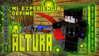 Minecraft pero mi experiencia define mi tamaño