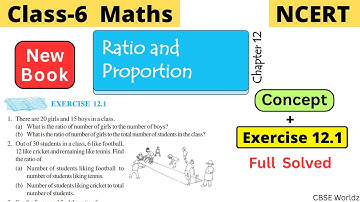 Class 6 Maths NCERT Chapter 12 Ratio and Proportion Exercise 12.1 Full Solved | #class6 #cbseworldz