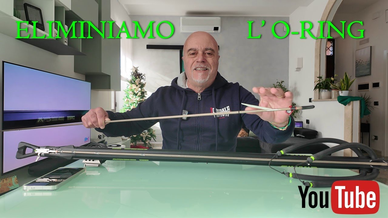 pescasub | ELIMINIAMO L' O-RING dall'ASTA di un ARBALETE o OLEOPNEUMATICO Fishing in Italy