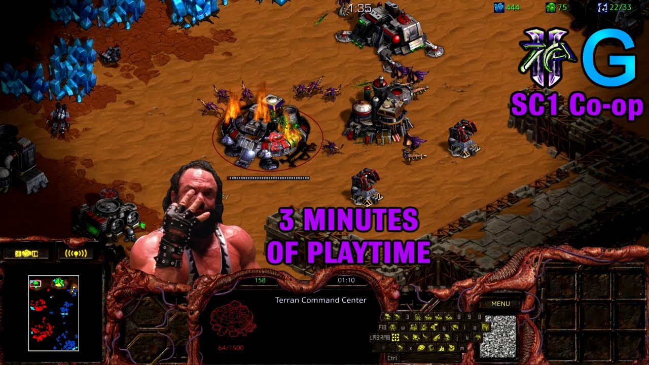 Starcraft 1 Co-op with GiantGrantGames - Brood War Zerg Part 4 - YouTube