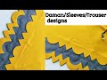 🔥Latest Orgenza Daman/Sleeves/Trouser designs in trending 🔥 trendy Sleeves designs - Diy Sewing tips