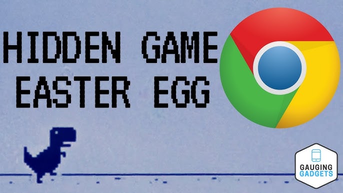 Hidden Easter Egg in Google Chrome: T-rex Runner Game 
