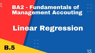 BA2 | Linear Regression Analysis | CIMA | cimaselfstudy.com | Free CIMA Study Materials