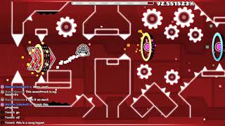 Can't get a 100% without a 90+% death | Unverified 'Buzztone S Layout' by (me) | Geometry Dash 2.11