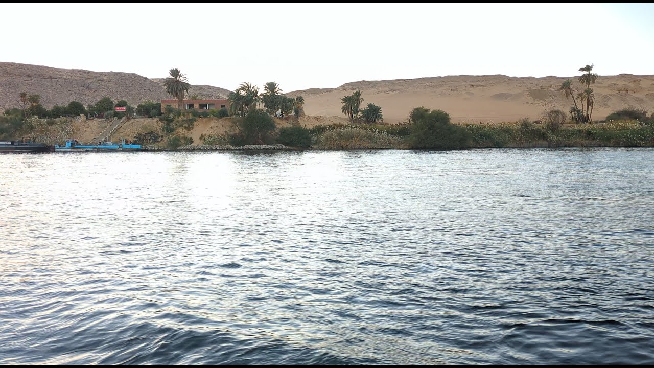 Rückfahrt zur Schleuse bei Esna, Dezember 2025 - Return trip to the lock at Esna, December 2025