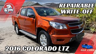 2016 Holden Colorado LTZ - Repairable Write-Off Project