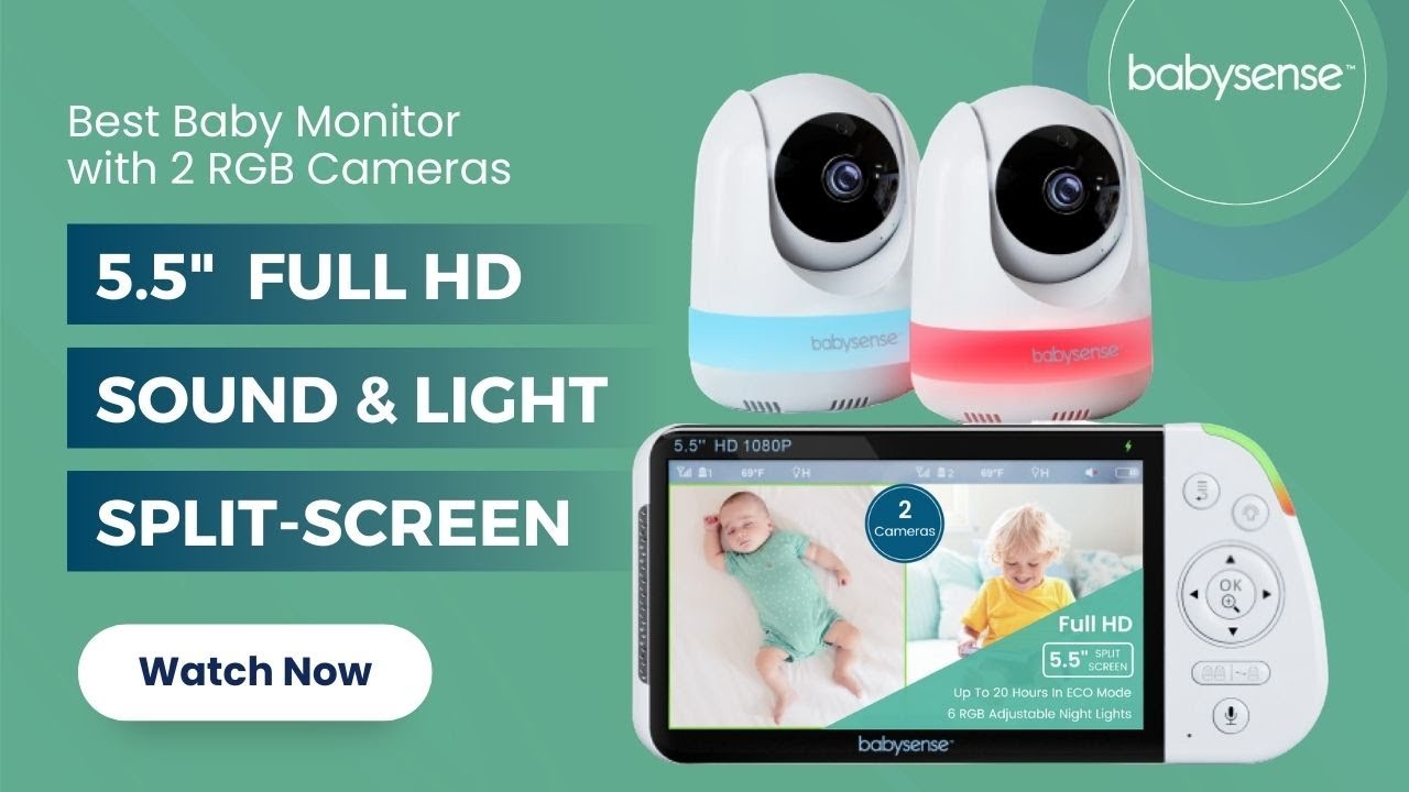 5 HD Video Baby Monitor for Complete Peace of Mind