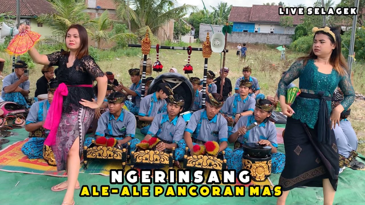 LAGU NGERINSANG ALE-ALE PANCORAN MAS BARENG 2 BIDUAN CANTIK LIVE SELAGEK