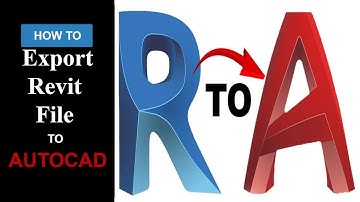 How to Export File From Revit to Autocad DWG. Tutorial.