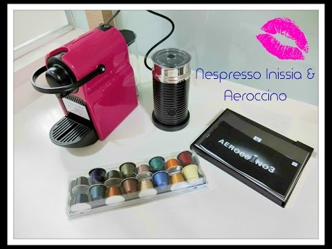 Let's make coffee with Nespresso Inissia and Aeroccino (Review)~!!!