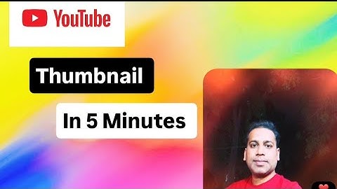 Youtube thumbnail in 5 minutes // How To Make Thumbnail For Youtube Video