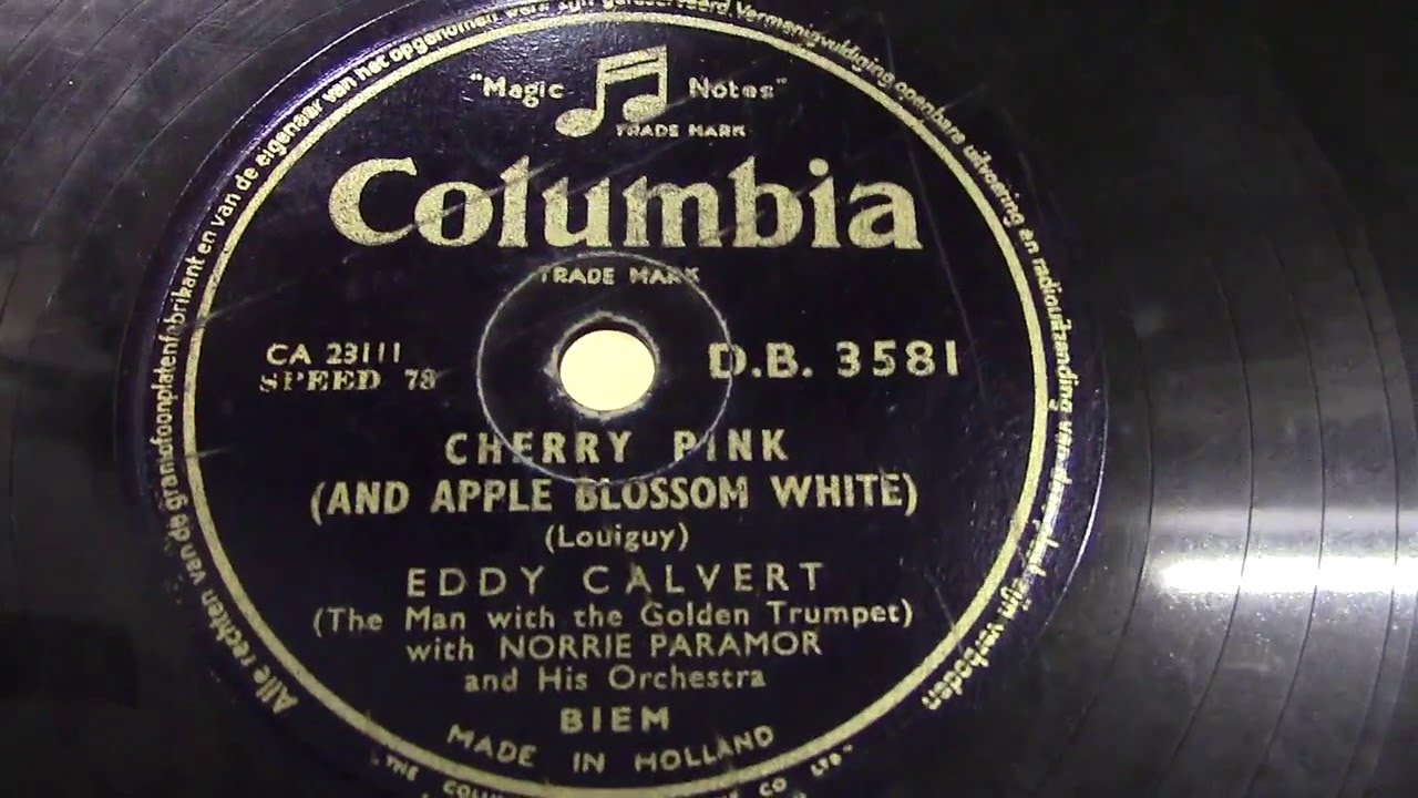 在 YouTube 上观看 Eddy Calvert (trumpet): Cherry pink. (1955). 在 YouTube 上观看 Eddy Calvert (trumpet): Cherry pink. (1955).