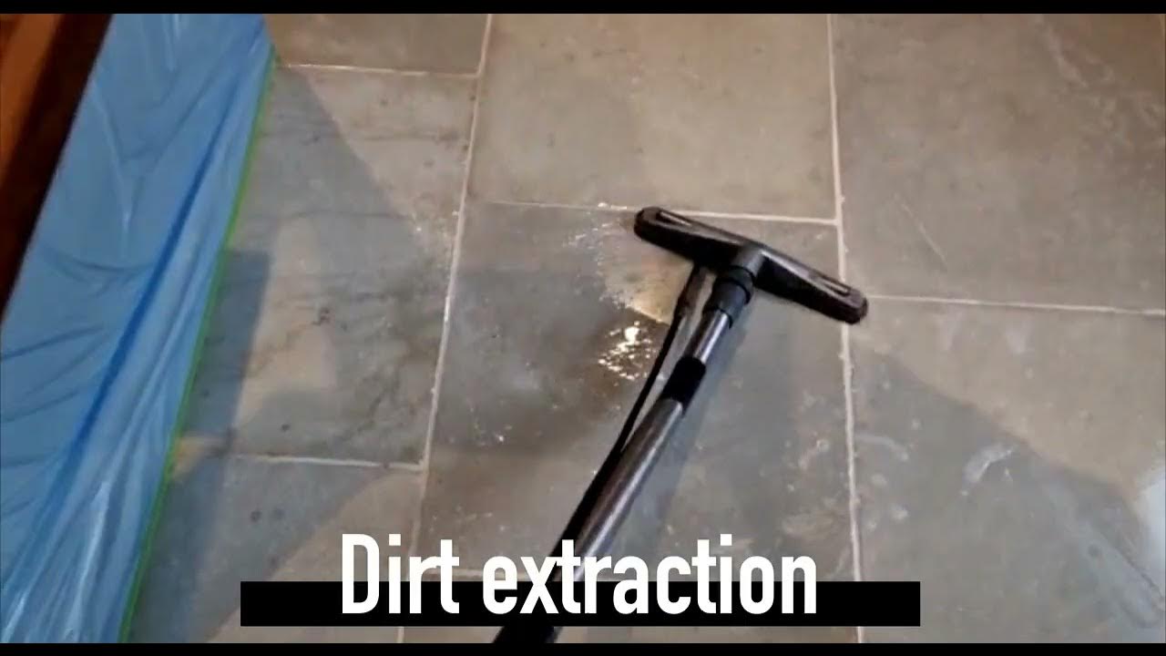 Sandstone stone floor restoration and seal in Portglenone YouTube