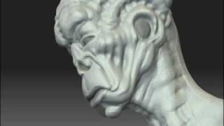 ZBrush - Speed Modeling #006 - alien - Timelapse