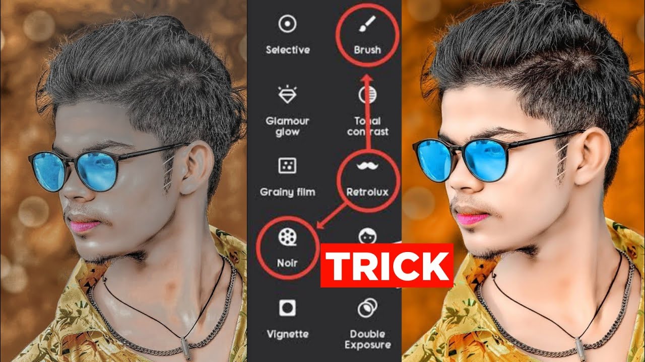 Oil Paint Face Smooth Photo Editing In Snapseed New Trick | Face Smooth Photo Editing In Snapseed